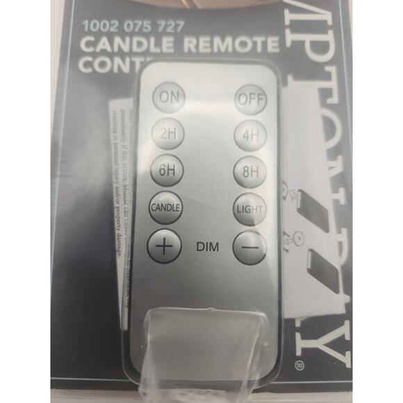 Hampton Bay Candle Remote Controller 1002 075 727 Timer Dimmer CR2025 New - Picture 5 of 7